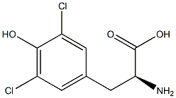 D-(3,5-DICHLORO)TYROSINE Struktur