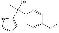 1-METHYL-2-PYRROLYL-(4-METHYLTHIOPHENYL)METHANOL Struktur