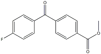 METHYL 4-(4-FLUOROBENZOYL)BENZOATE Struktur