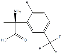 (2S)-2-AMINO-2-[2-FLUORO-5-(TRIFLUOROMETHYL)PHENYL]PROPANOIC ACID Struktur