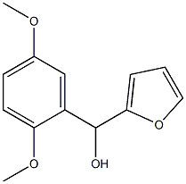 2,5-DIMETHOXYPHENYL-(2-FURYL)METHANOL Struktur