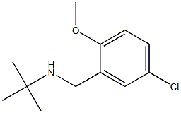 N-(5-CHLORO-2-METHOXYBENZYL)-2-METHYLPROPAN-2-AMINE Struktur