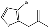 3-(3-BROMO-2-THIENYL)-2-METHYL-1-PROPENE Struktur