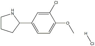 2-(3-CHLORO-4-METHOXYPHENYL)PYRROLIDINE HYDROCHLORIDE price.