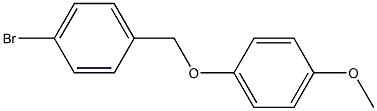 4-BROMOBENZYL-(4-METHOXYPHENYL)ETHER Struktur