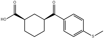 CIS-3-(4-THIOMETHYLBENZOYL)CYCLOHEXANE-1-CARBOXYLIC ACID price.