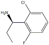 (1R)-1-(2-CHLORO-6-FLUOROPHENYL)PROPYLAMINE Struktur