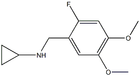 (1R)CYCLOPROPYL(2-FLUORO-4,5-DIMETHOXYPHENYL)METHYLAMINE Structure