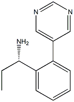 (1S)-1-(2-PYRIMIDIN-5-YLPHENYL)PROPYLAMINE Struktur