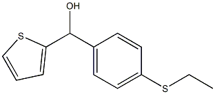 4-ETHYLTHIOPHENYL-(2-THIENYL)METHANOL Struktur