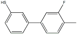 3-(3-FLUORO-4-METHYLPHENYL)THIOPHENOL Struktur