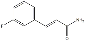 3-(3-FLUOROPHENYL)-2-PROPENAMIDE Struktur