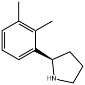 (2R)-2-(2,3-DIMETHYLPHENYL)PYRROLIDINE Struktur