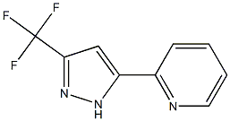 5-(PYRIDINE-2-YL)-3-(TRIFLUOROMETHYL)PYRAZOLE Struktur