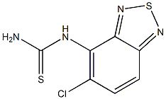 N-(5-CHLORO-2,1,3-BENZOTHIADIAZOLE-4-YL)THIOUREA Struktur