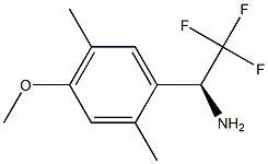 (1S)-2,2,2-TRIFLUORO-1-(4-METHOXY-2,5-DIMETHYLPHENYL)ETHYLAMINE Struktur