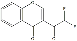 3-(DIFLUOROACETYL)CHROMONE Struktur