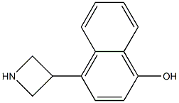 4-AZETIDIN-3-YL-NAPHTHALEN-1-OL Struktur