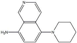 5-PIPERIDIN-1-YLISOQUINOLIN-8-AMINE Struktur