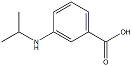 3-(ISOPROPYLAMINO)BENZOIC ACID Struktur