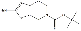 TERT-BUTYL 2-AMINO-6,7-DIHYDROTHIAZOLO[5,4-C]PYRIDINE-5(4H)-CARBOXYLATE Struktur