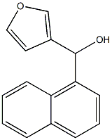 3-FURYL-(1-NAPHTHYL)METHANOL Struktur