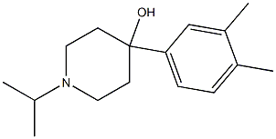 4-(3,4-DIMETHYLPHENYL)-4-HYDROXY-1-ISOPROPYLPIPERIDINE Struktur