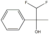 3,3-DIFLUORO-2-PHENYLPROPANE-2-OL Struktur