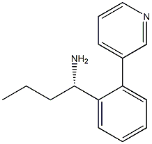 (1S)-1-(2-(3-PYRIDYL)PHENYL)BUTYLAMINE Struktur