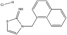 3-(1-NAPHTHYLMETHYL)-1,3-THIAZOL-2(3H)-IMINE HYDROCHLORIDE Struktur