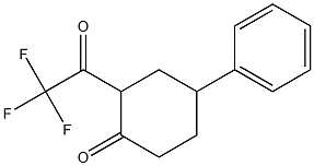 4-PHENYL-2-(TRIFLUOROACETYL)CYCLOHEXANONE Struktur