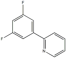 2-(3,5-DIFLUOROPHENYL)PYRIDINE Struktur