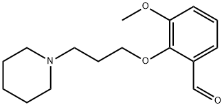 3-METHOXY-2-(3-PIPERIDIN-1-YL-PROPOXY)-BENZALDEHYDE Struktur