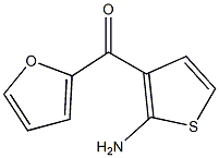 (2-AMINOTHIOPHEN-3-YL)(FURAN-2-YL)METHANONE Struktur