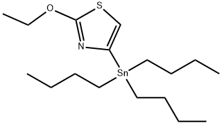 2-ETHOXY-4-(TRIBUTYLSTANNYL)THIAZOLE Struktur