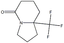 1,2,3,7,8,8A-HEXAHYDRO-8A-TRIFLUOROMETHYL-5(6H)-INDOLIZINONE Struktur