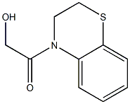 2-(2,3-DIHYDRO-4H-1,4-BENZOTHIAZIN-4-YL)-2-OXOETHANOL Struktur