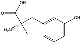 ALPHA-METHYL-M-TYROSINE Struktur