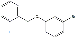 3-BROMOPHENYL-(2-FLUOROBENZYL)ETHER Struktur