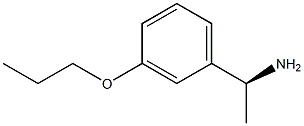 (1S)-1-(3-PROPOXYPHENYL)ETHYLAMINE Struktur