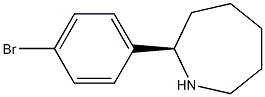 (R)-2-(4-BROMOPHENYL)AZEPANE Struktur