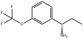 (1S)-1-[3-(TRIFLUOROMETHOXY)PHENYL]PROPYLAMINE Struktur