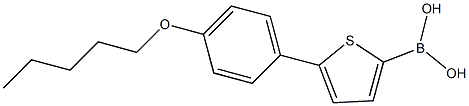 5-(4-PENTYLOXYPHENYL)THIOPHENE-2-BORONIC ACID Struktur