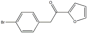 2-(4-BROMOPHENYL)-1-(2-FURYL)ETHAN-1-ONE Struktur