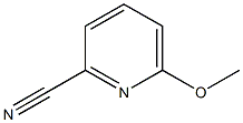 6-METHOXYPYRIDINE-2-CARBONITRILE Struktur