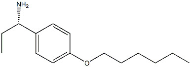 (1S)-1-(4-HEXYLOXYPHENYL)PROPYLAMINE Struktur