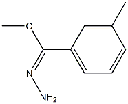 METHYL 3-METHYLPHENYLMETHANEHYDRAZONATE Struktur