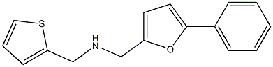 1-(5-PHENYL-2-FURYL)-N-(THIEN-2-YLMETHYL)METHANAMINE Struktur