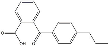 2-(4-N-PROPYLBENZOYL)BENZOIC ACID Struktur