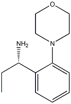 (1S)-1-(2-MORPHOLIN-4-YLPHENYL)PROPYLAMINE Struktur